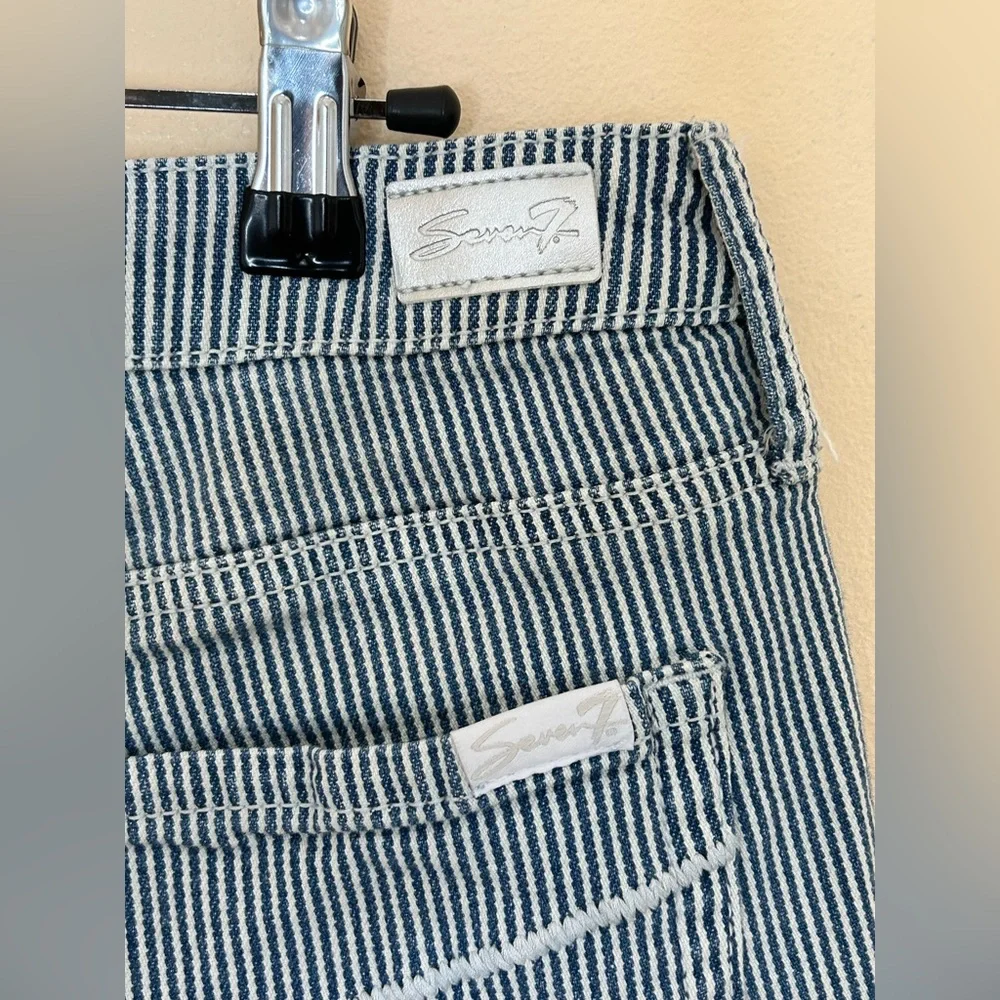 Seven7 sunset Bermuda striped size 14 - Picture 4 of 5